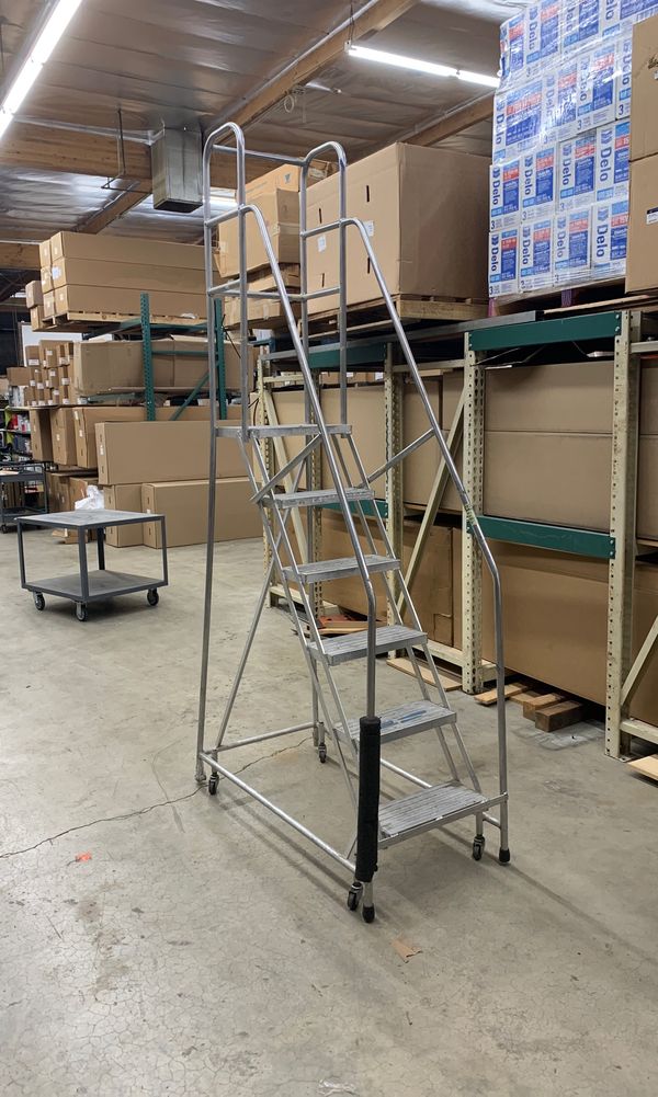 Warehouse Step Ladder Aluminum for Sale in Burbank, CA OfferUp