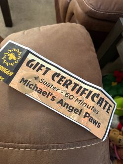 Gift certificate