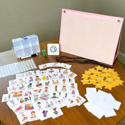 Visual Schedule For Kids Learning Schedule With Timer To Do List For Children 