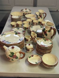 Red Apple Franciscanware Dishes
