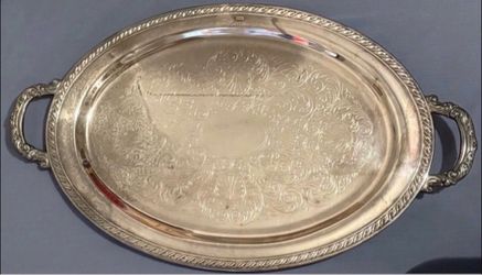 3LB Silver Plated Tray by Hughes