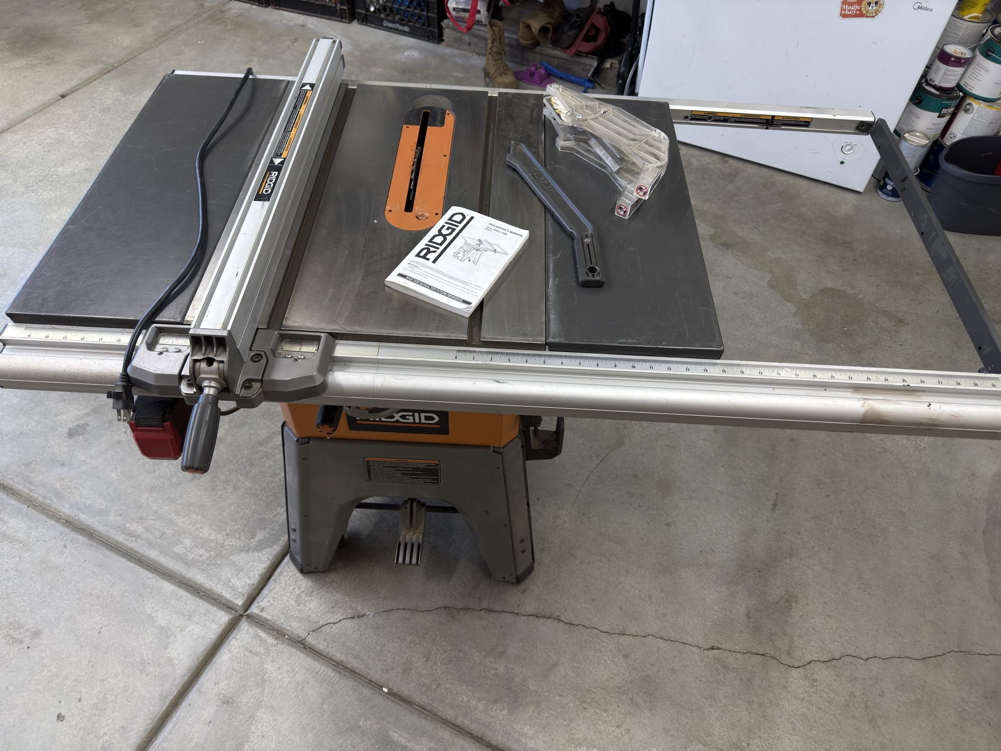 Ridgid R4512 10″ Table Saw – $400 OBO