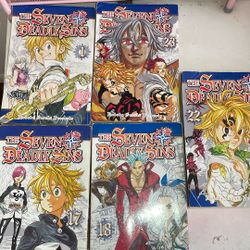 manga books half set ,The Seven Deadly Sins 