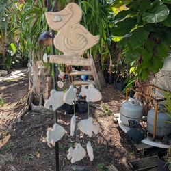 Lovely Pelican Wind Chime 
