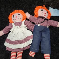 Raggedy Ann And ANDY 23 INCH DOLLS