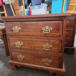 nightstand - 2 pcs
3 drawer
22x14x22H"
sturdy
$15/pc

P.S: little scratch on top(see the picture)