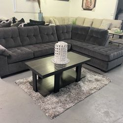 Grey Comfortable Sectional ‼️take It Home With $39 Easy Approval ‼️