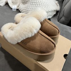 Ugg Disquette Fur Platform 