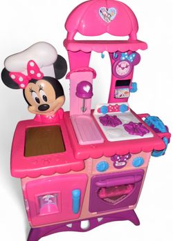 Disney Junior Minnie Mouse Sweet Surprises Play Kitchen - Great Condition!