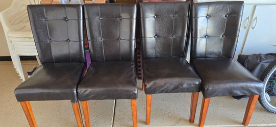 4 used dining chairs