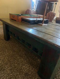Rustic Wood Coffee Table