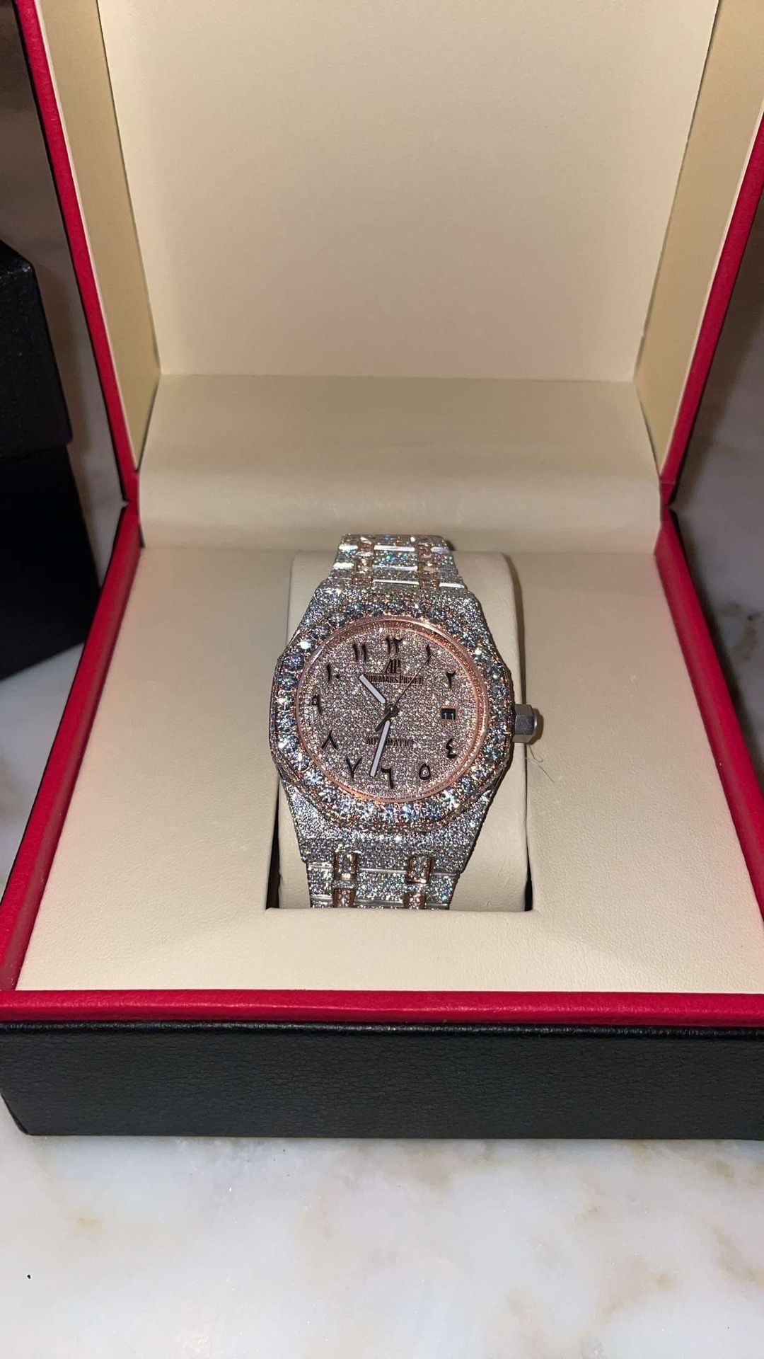1:1 Iced Out Moissanite AP