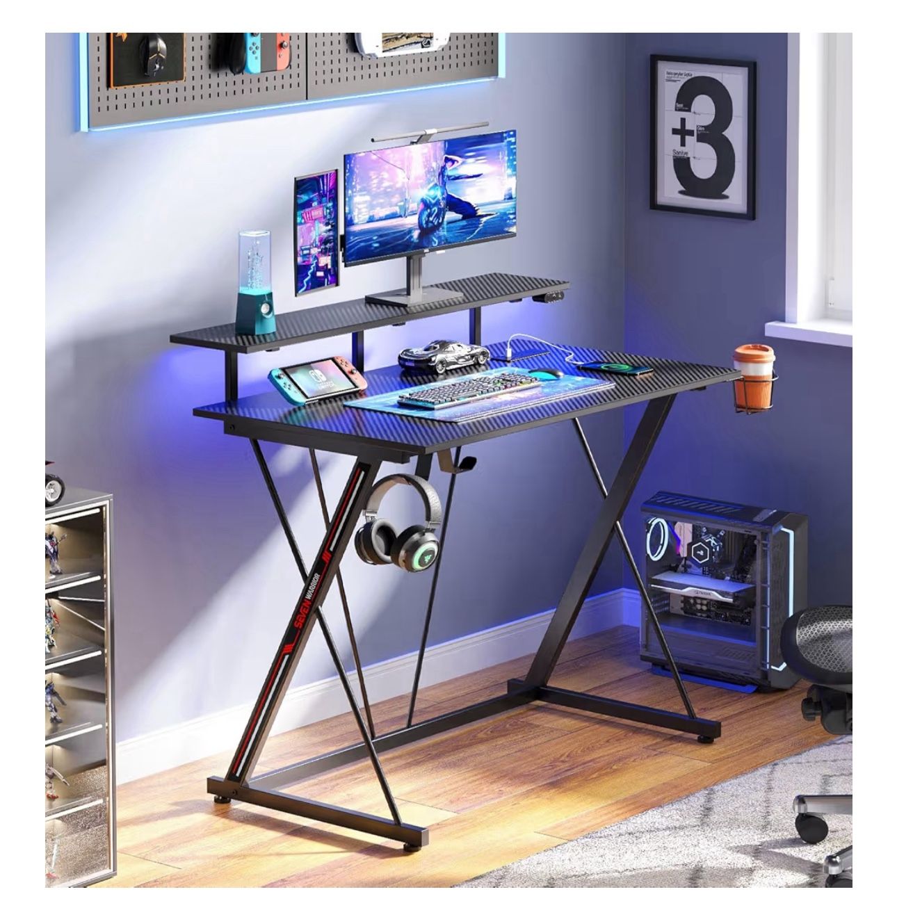 SEVEN WARRIOR Gaming Desk
