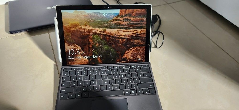 Microsoft Surface With Pen And Keyboard