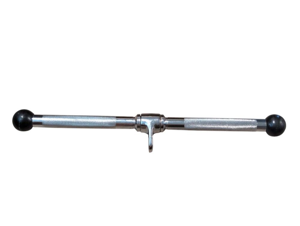 LKP Straight Bar Cable Attachment LAT Pull Down Rotating Attachments Pulley Machine Press Down Bar Home Gym Equipment Triceps Bar for Exercise

