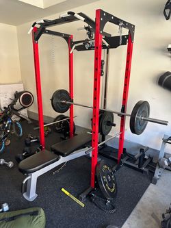 Power Rack Squat Cage with Pull-Up Bar