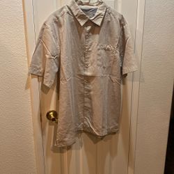 Short Sleeve Button Size L $3
