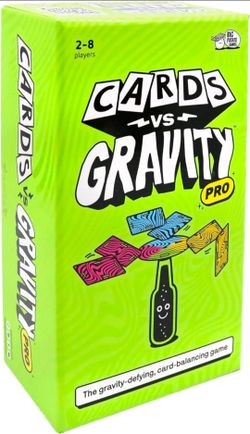 Cards vs. Gravity Pro The Gravity Defying Card-Balancing Game 2-8 Players Family