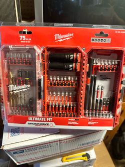 NEW Milwaukee Shockwave 75-Piece Impact Driver Bit Set – Ultimate Fit
