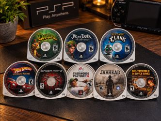 PSP Games & Movies — Spiderman 3, Jak & Daxter,  Individual Prices / Bulk Lot