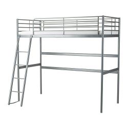 IKEA loft bed (mattress Also Available)