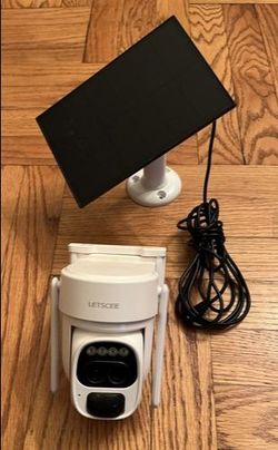 Letscee surveillance cameras pair of 4 cameras $100