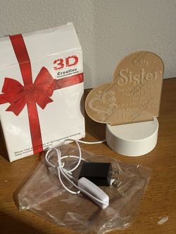 Lamp Sisters  Night Light Led Bedside  Acrylic