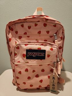 Jansport Strawberry Shower Backpack