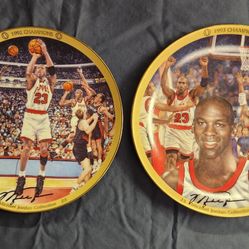 Michael Jordan Collectors Plates 