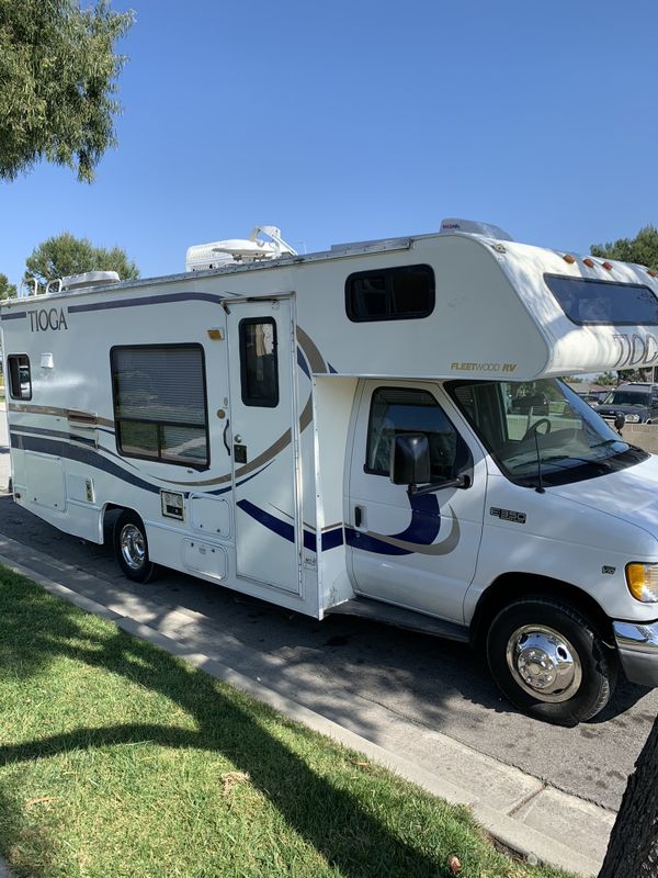 Ford tioga fuel gas rv type class c title status clean transmission