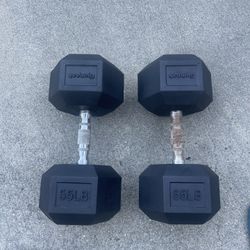 55lb Dumbells 
