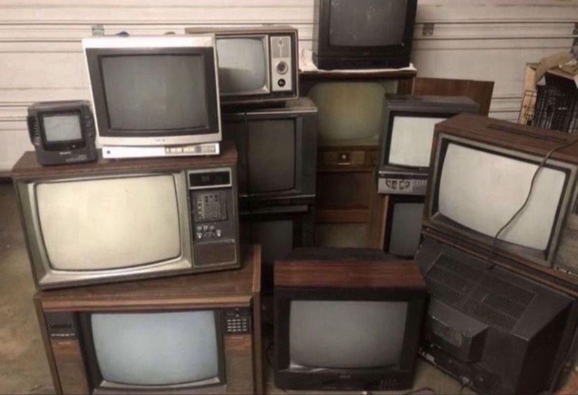 Vintage Television Vintage TV Assortment Various Eras Over 400 TVs available. Prices vary based on age condition size functionality style etc…