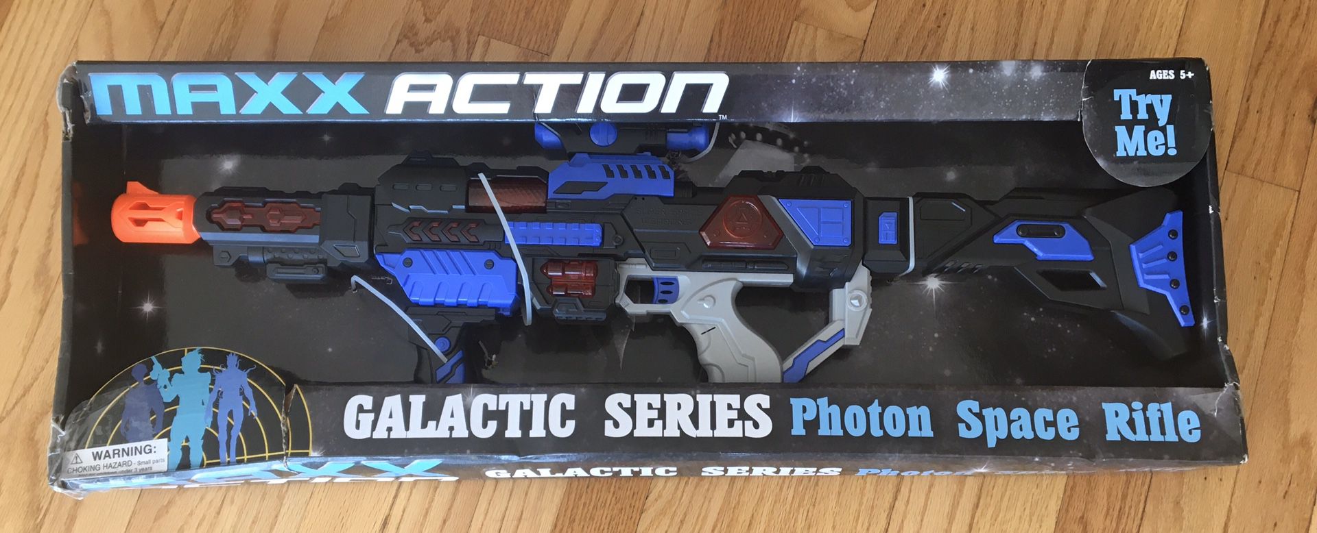 Maxx action galactic series photon space rifle with sound and light