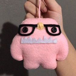 handmade Nerd Domo Inspired Plush 