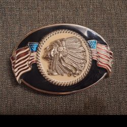 American Indian Belt Buckle 