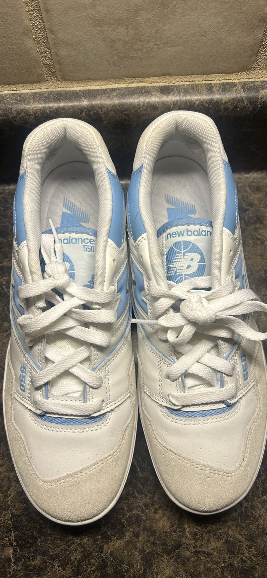 🔥 New Balance 550 “White/Carolina Blue” - Size 9/9.5- Clean! 🔥