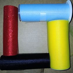 4 Rolls Of Mesh Ribbons 