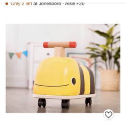 Bumblebee Ride On ( Like New)Sells For $34.99 Plus Tax Selling For $25.00