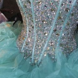 Turquoise Quince Dress 