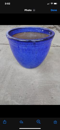 High fire glazed pot