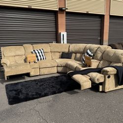 American Furniture Reclining Sectional/Couch With Storage