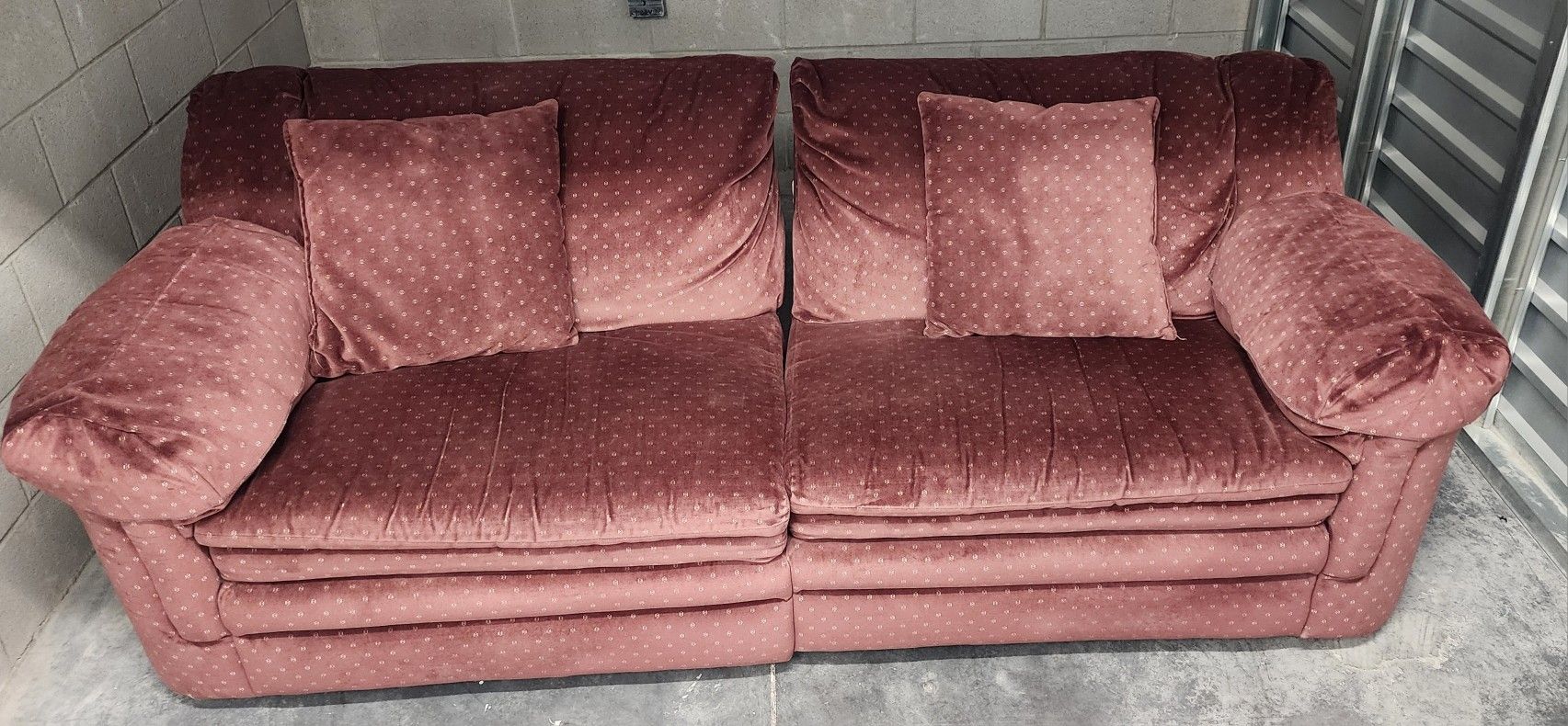 Couch Sofa-Reclining $30