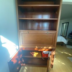 Solid Rosewood Secretary / Drop Leaf Writing Desk