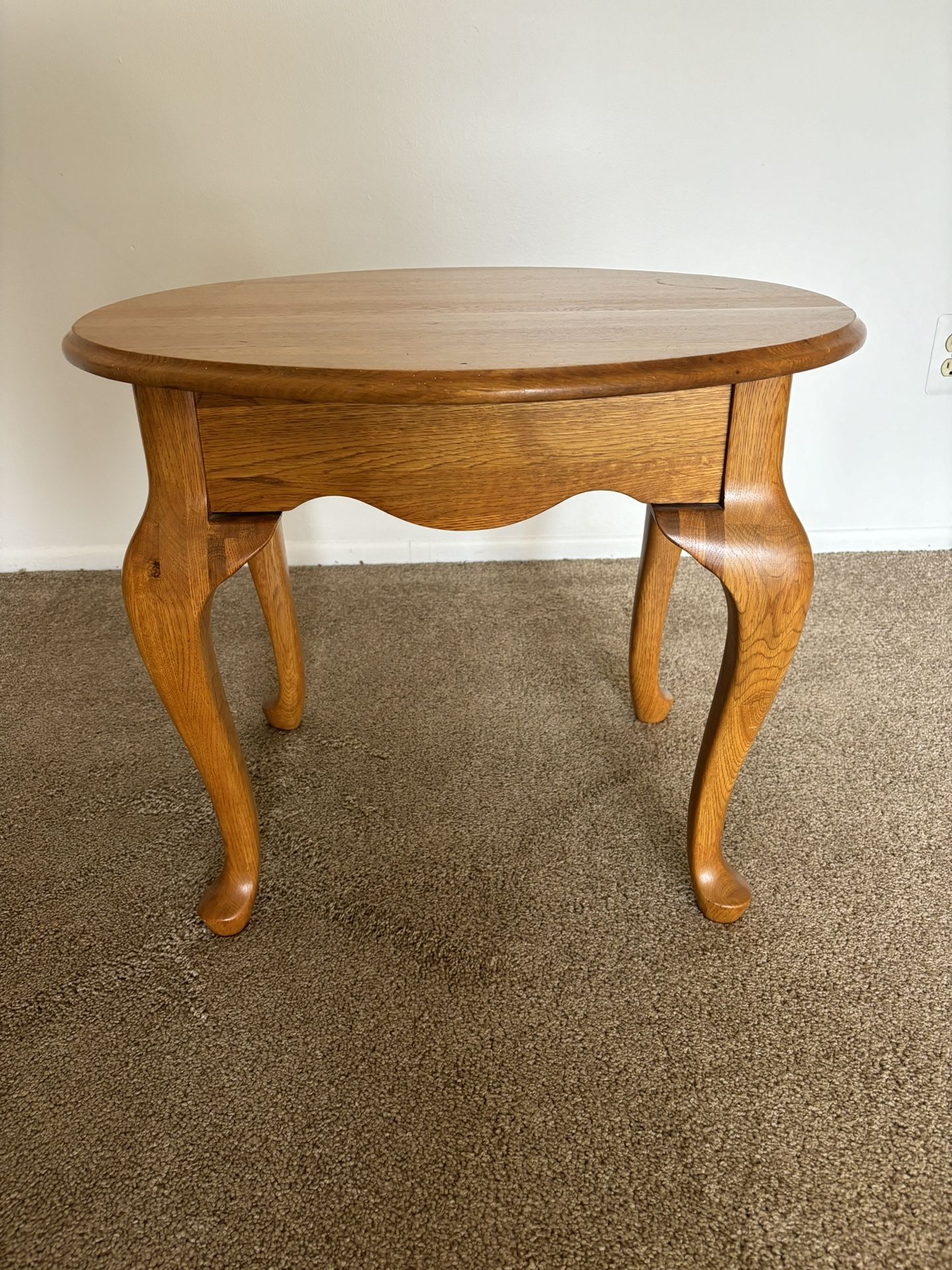 Solid Wood - Wood Side Table