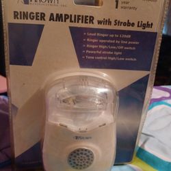 Ringer Amplifier With Strobe Light 