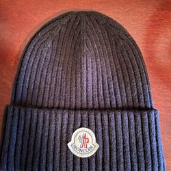 Black Moncler Beanie