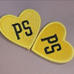 Padres Peter Seidler PS Patches - Authentic- Set of Two