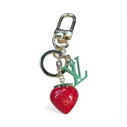 Louie Vuitton Strawberry Keychain