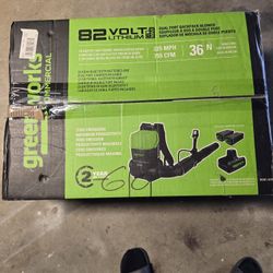 Greenworks Commercial Dual Backpack Blower