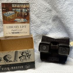 Vintage Bakelite View-Master With Reels